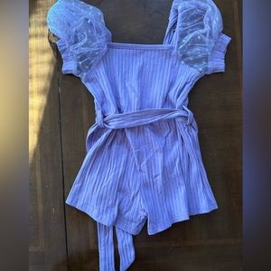 Purple romper